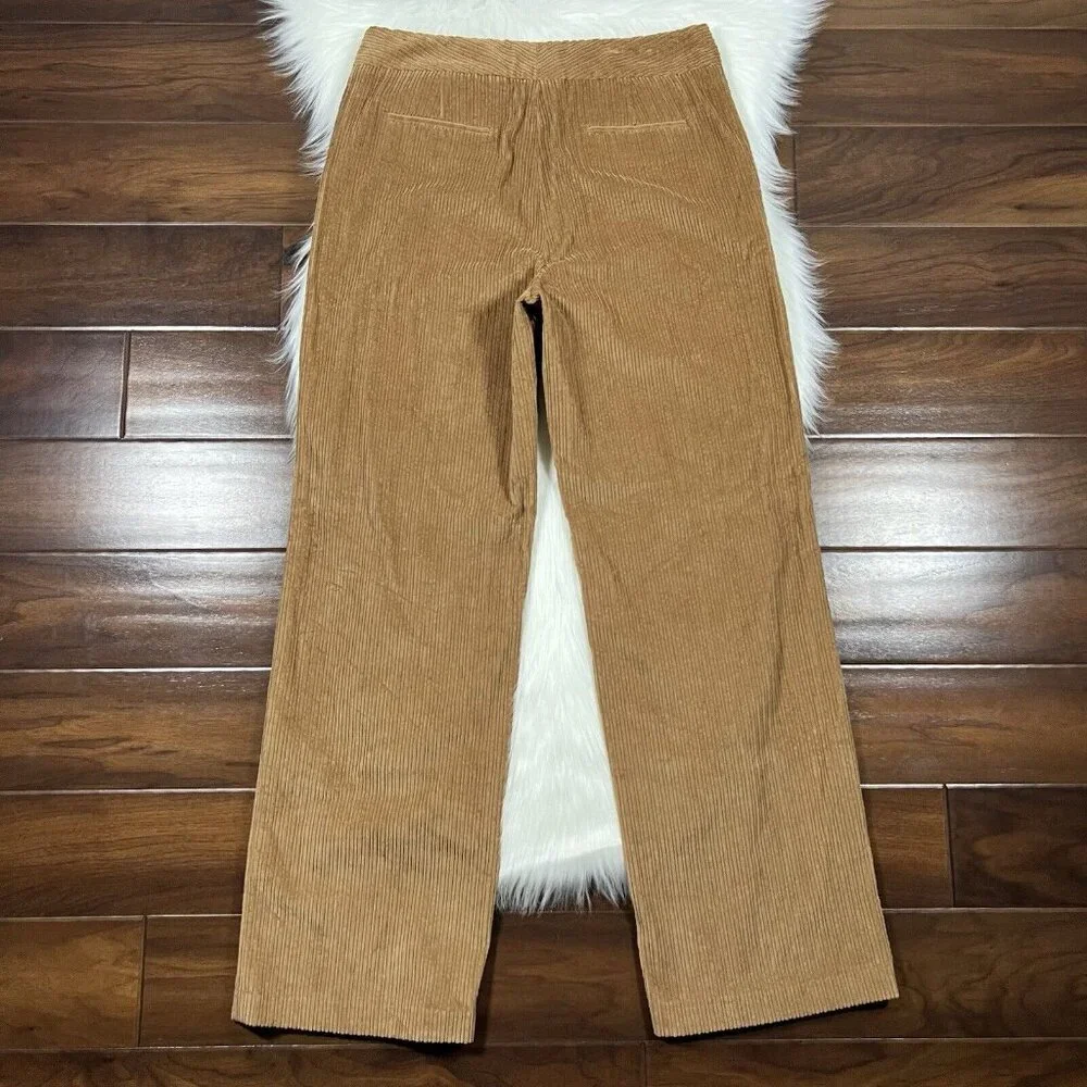 Coach Women's Size 10 Peanut Brown‎ Corduroy Trouser Pants